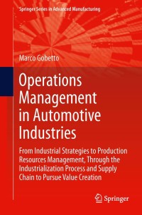 Immagine di copertina: Operations Management in Automotive Industries 9789400775923