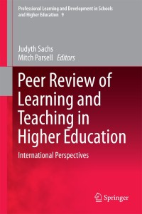 Cover image: Peer Review of Learning and Teaching in Higher Education 9789400776388