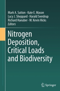 Cover image: Nitrogen Deposition, Critical Loads and Biodiversity 9789400779389