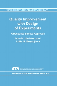 Cover image: Quality Improvement with Design of Experiments 9781402003929