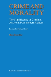 Cover image: Crime and Morality 9789041119551