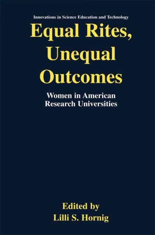Cover image: Equal Rites, Unequal Outcomes 1st edition 9780306473517