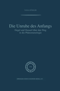 Cover image: Die Unruhe Des Anfangs 9781402015472