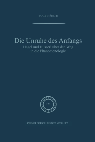 Cover image: Die Unruhe Des Anfangs 9781402015472