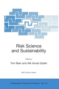 Cover image: Risk Science and Sustainability 1st edition 9781402014468