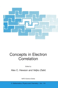Titelbild: Concepts in Electron Correlation 1st edition 9781402014185