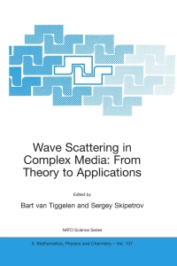 Omslagafbeelding: Wave Scattering in Complex Media: From Theory to Applications 1st edition 9781402013935