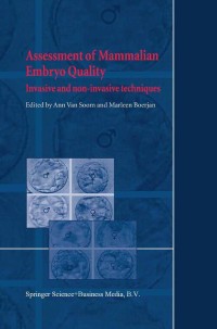 Cover image: Assessment of Mammalian Embryo Quality 1st edition 9781402005817