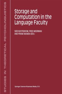 Cover image: Storage and Computation in the Language Faculty 1st edition 9781402005268