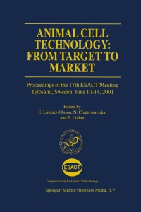 Cover image: Animal Cell Technology: From Target to Market 1st edition 9781402002649