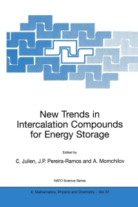 Imagen de portada: New Trends in Intercalation Compounds for Energy Storage 1st edition 9781402005947