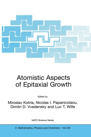 Cover image: Atomistic Aspects of Epitaxial Growth 1st edition 9789401003919