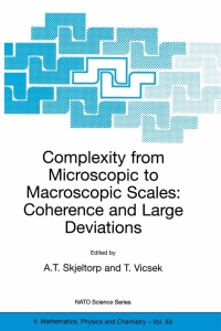 Imagen de portada: Complexity from Microscopic to Macroscopic Scales: Coherence and Large Deviations 1st edition 9781402006333