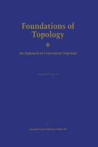 Imagen de portada: Foundations of Topology 9781402008917