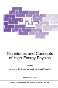 Cover image: Techniques and Concepts of High-Energy Physics 1st edition 9781402001574