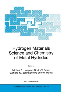 Titelbild: Hydrogen Materials Science and Chemistry of Metal Hydrides 1st edition 9781402007309