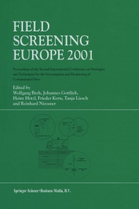 Cover image: Field Screening Europe 2001 1st edition 9781402007392