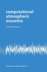 Cover image: Computational Atmospheric Acoustics 9780792371618