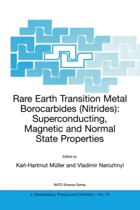 Cover image: Rare Earth Transition Metal Borocarbides (Nitrides) 1st edition 9780792368786