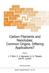 Immagine di copertina: Carbon Filaments and Nanotubes: Common Origins, Differing Applications? 1st edition 9789401007771