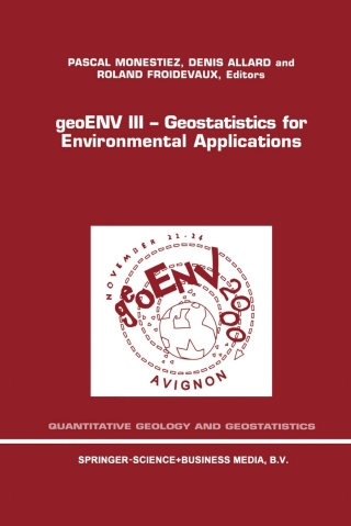 Cover image: geoENV III — Geostatistics for Environmental Applications 1st edition 9780792371069
