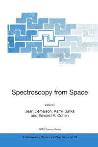 Cover image: Spectroscopy from Space 1st edition 9780792369929