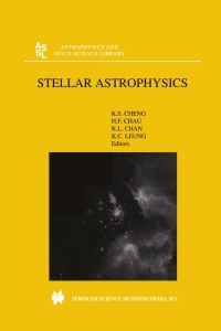 Imagen de portada: Stellar Astrophysics 1st edition 9780792366591