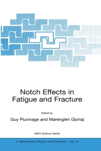 Cover image: Notch Effects in Fatigue and Fracture 1st edition 9780792368410