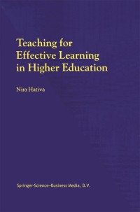 Omslagafbeelding: Teaching for Effective Learning in Higher Education 9780792366621