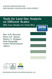 Cover image: Tools for Land Use Analysis on Different Scales 9780792364801