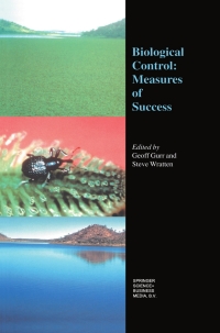 Imagen de portada: Biological Control: Measures of Success 1st edition 9780412842801