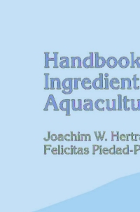 Cover image: Handbook on Ingredients for Aquaculture Feeds 9780412627606