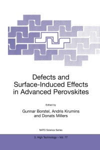Cover image: Defects and Surface-Induced Effects in Advanced Perovskites 1st edition 9780792362166
