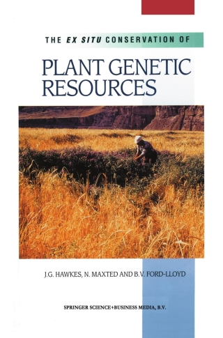 Cover image: The Ex Situ Conservation of Plant Genetic Resources 9780792364429