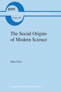 Omslagafbeelding: The Social Origins of Modern Science 9780792364573