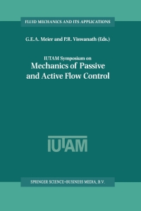 Cover image: IUTAM Symposium on Mechanics of Passive and Active Flow Control 1st edition 9789401141994