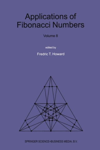 Cover image: Applications of Fibonacci Numbers 1st edition 9780792360278