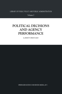 Imagen de portada: Political Decisions and Agency Performance 9780792360926