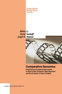 Imagen de portada: Comparative Genomics 1st edition 9780792365839