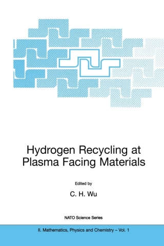 Imagen de portada: Hydrogen Recycling at Plasma Facing Materials 1st edition 9780792366294