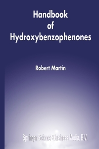 Imagen de portada: Handbook of Hydroxybenzophenones 9780792365075