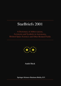 Titelbild: StarBriefs 2001 1st edition 9780792365105