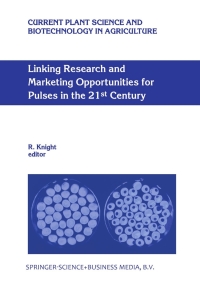 表紙画像: Linking Research and Marketing Opportunities for Pulses in the 21st Century 1st edition 9780792355656