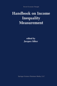 Cover image: Handbook of Income Inequality Measurement 1st edition 9780792385745