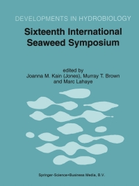 Cover image: Sixteenth International Seaweed Symposium 1st edition 9789401144490