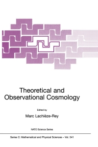 Imagen de portada: Theoretical and Observational Cosmology 1st edition 9789401144551