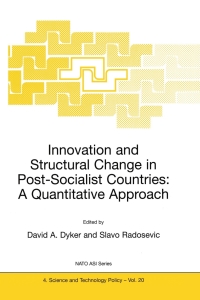 صورة الغلاف: Innovation and Structural Change in Post-Socialist Countries: A Quantitative Approach 1st edition 9780792359760