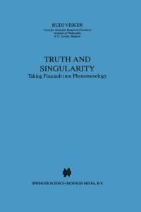 表紙画像: Truth and Singularity 9780792359852