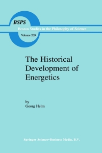 Cover image: The Historical Development of Energetics 9780792358749