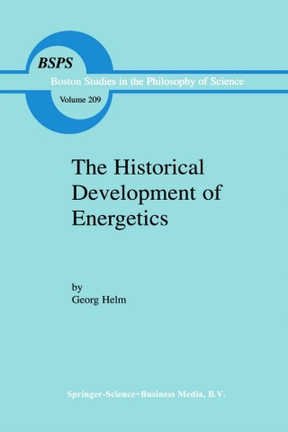 Omslagafbeelding: The Historical Development of Energetics 9780792358749